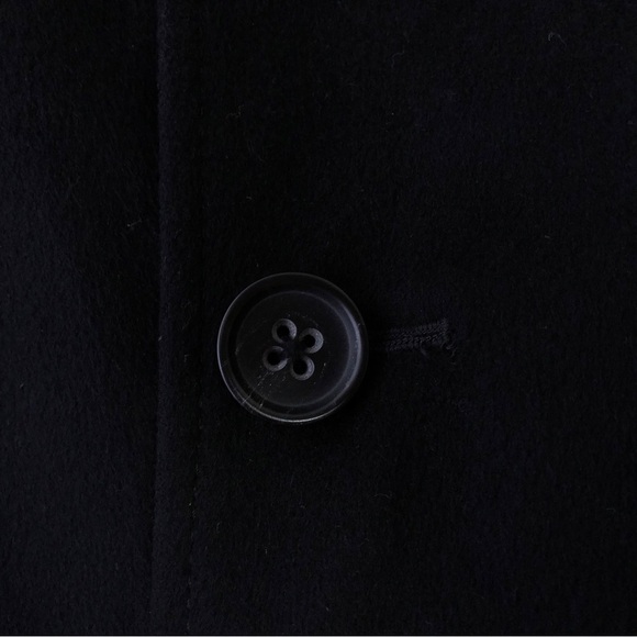 Men’s John W Nordstrom Loro Piana Black Storm System Wool Button Jacket Coat 44R - Picture 7 of 8